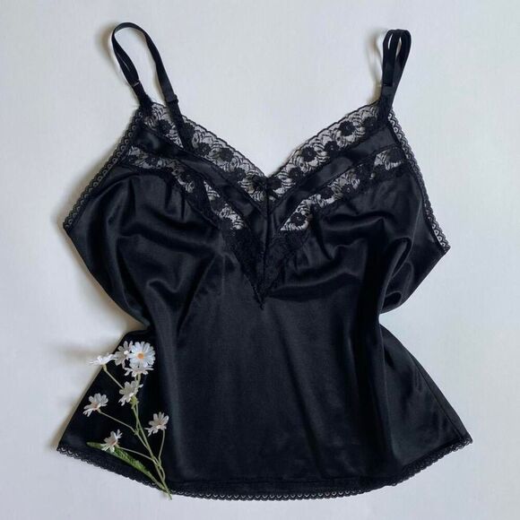 Vintage black cami - Picture 1 of 8